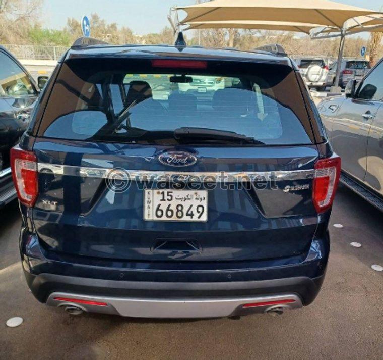 Ford Explorer XLT 2017 model for sale 7