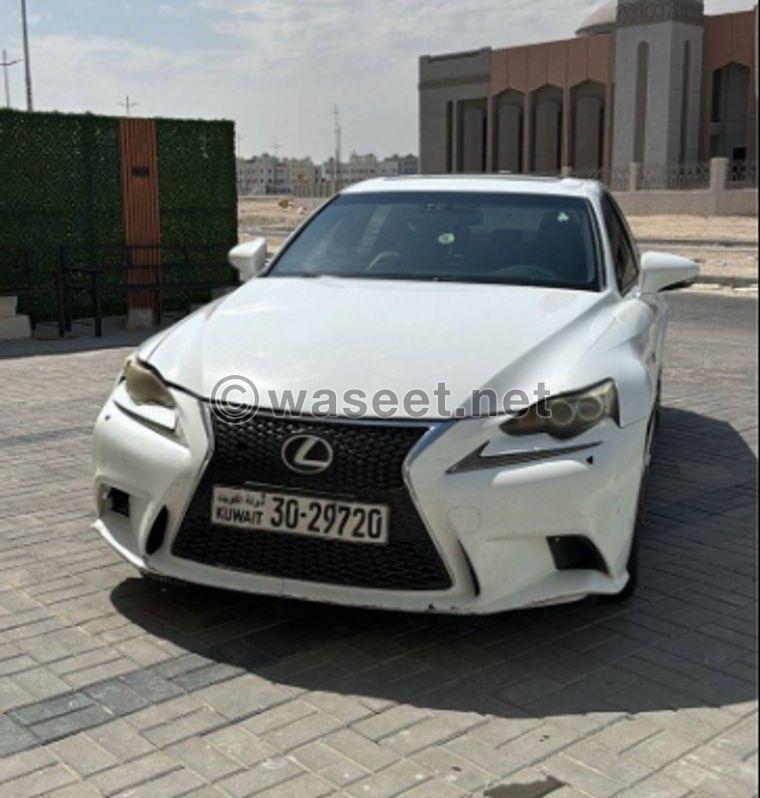 للبيع  لكزس IS 350 F Sport  الموديل  2014 0