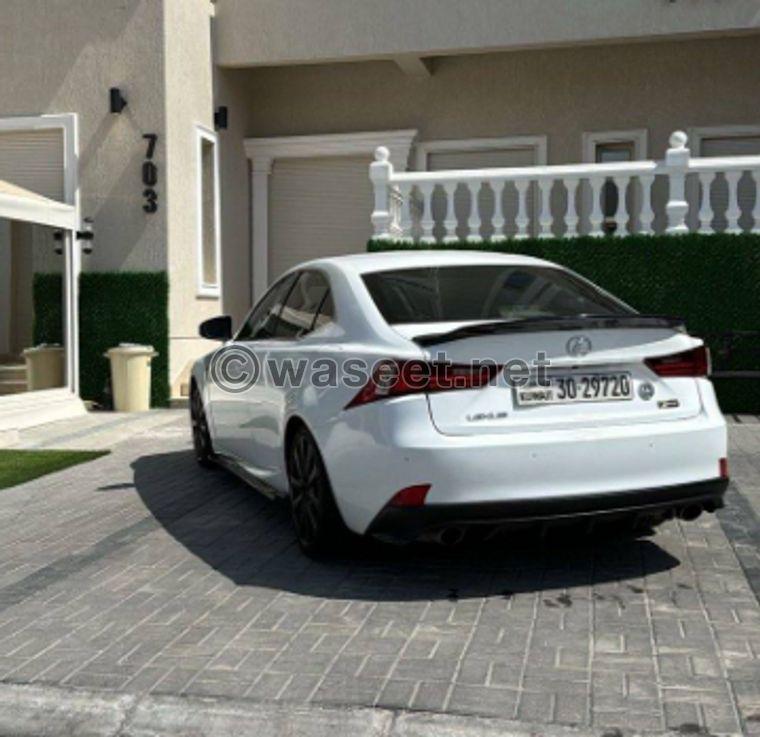 للبيع  لكزس IS 350 F Sport  الموديل  2014 1