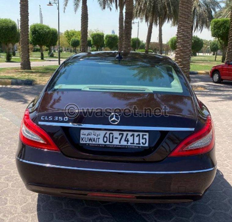 For sale Mercedes CLS350 model 2014 3