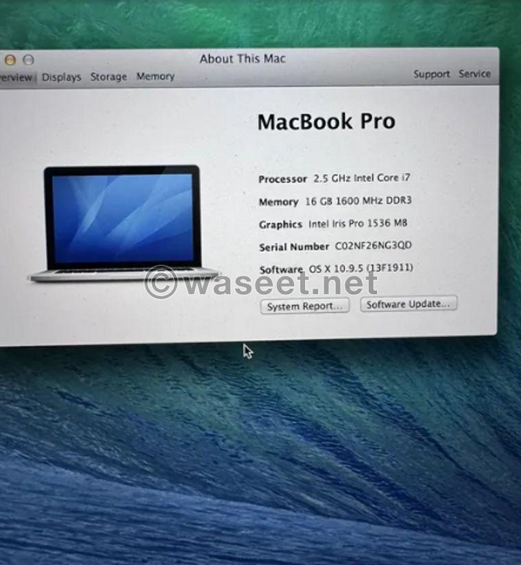 Mac laptop model 2014 for sale 1