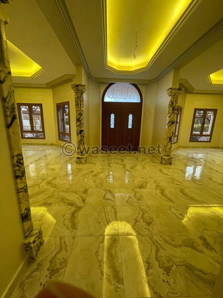 For rent a new villa in Shamiya  7