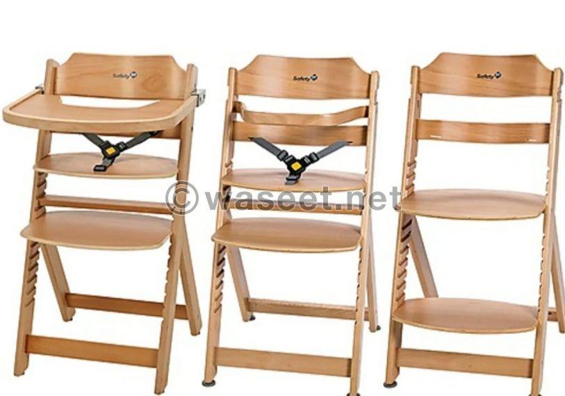 Wooden seat for kids 3 0