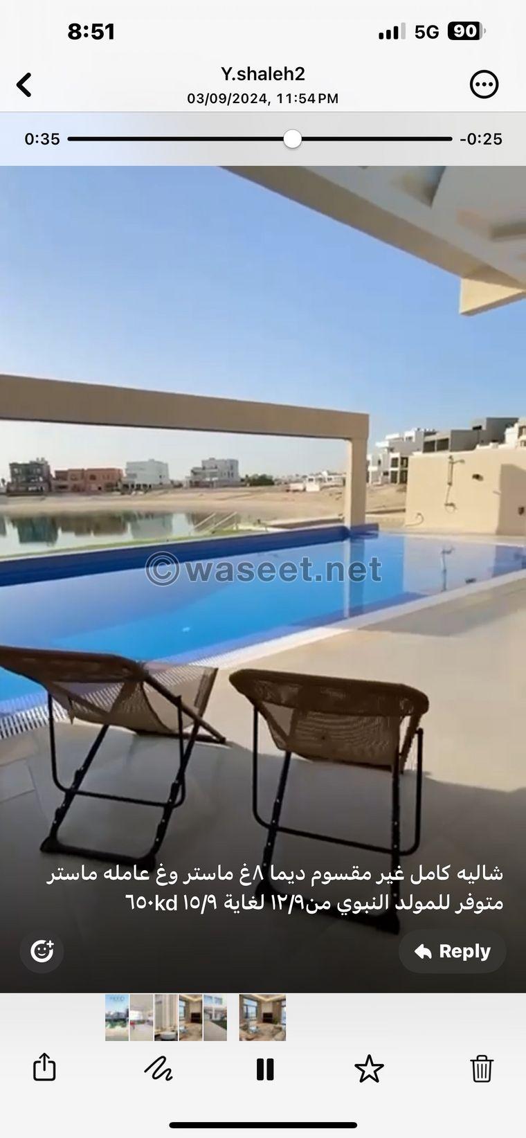 Chalet in Sabah Al-Ahmad Al-Bahria, Phase 4, Street 285 6