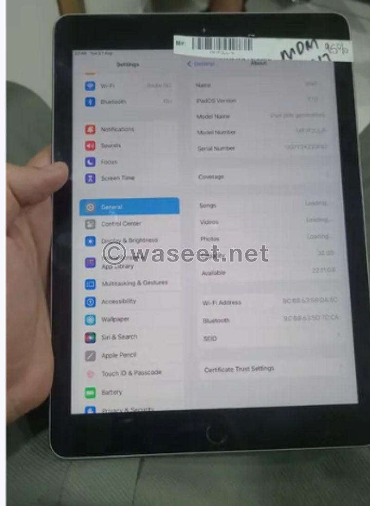 للبيع  iPad الجيل الخامس 0