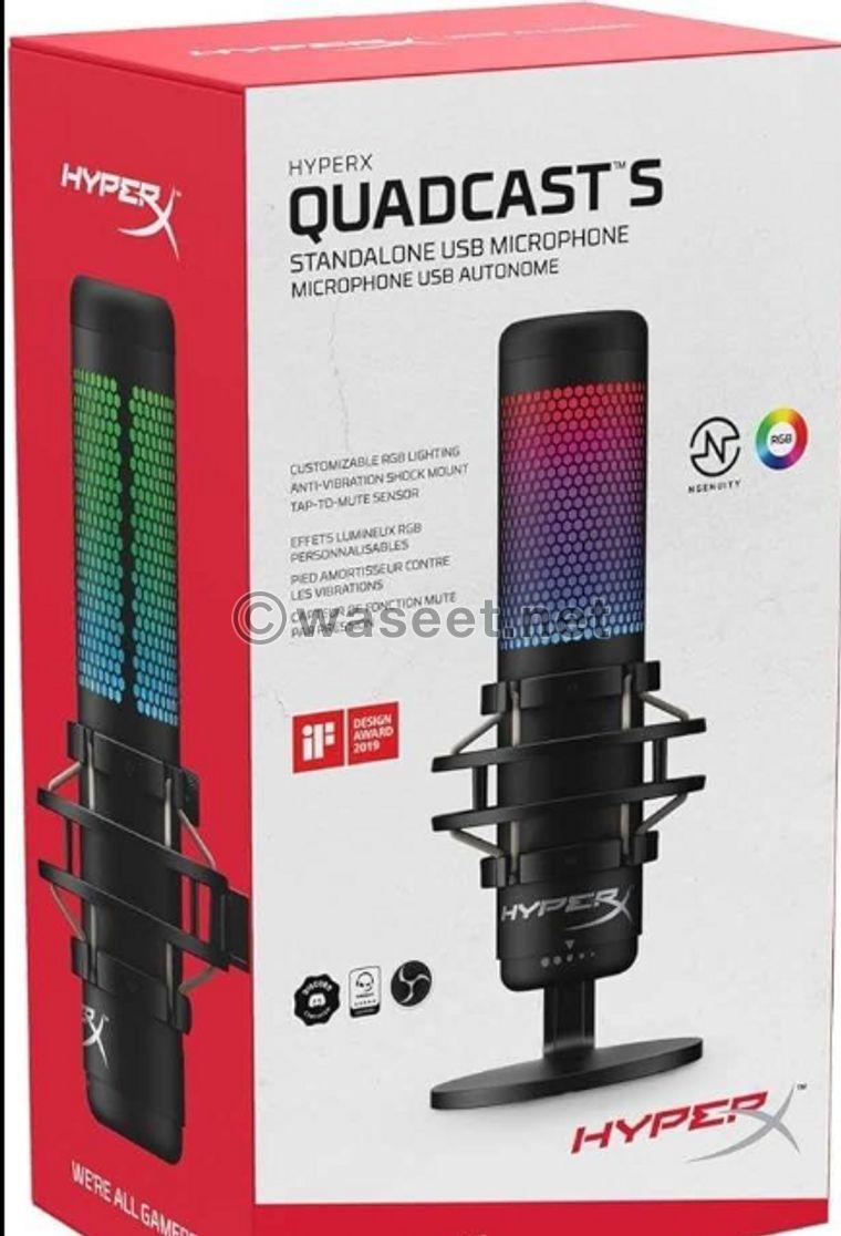 للبيع مايك HyperX QuadCast S 0