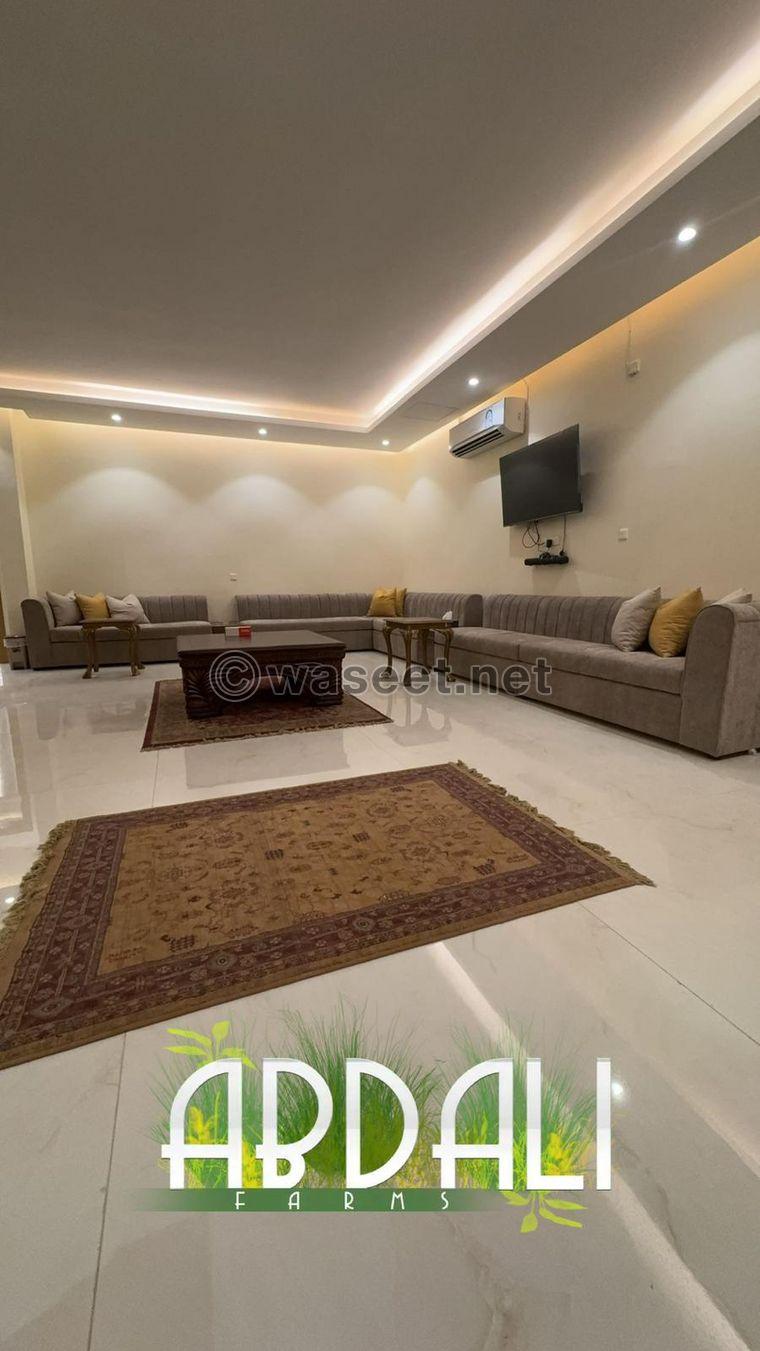 For rent a classy farm in Abdali for families  3