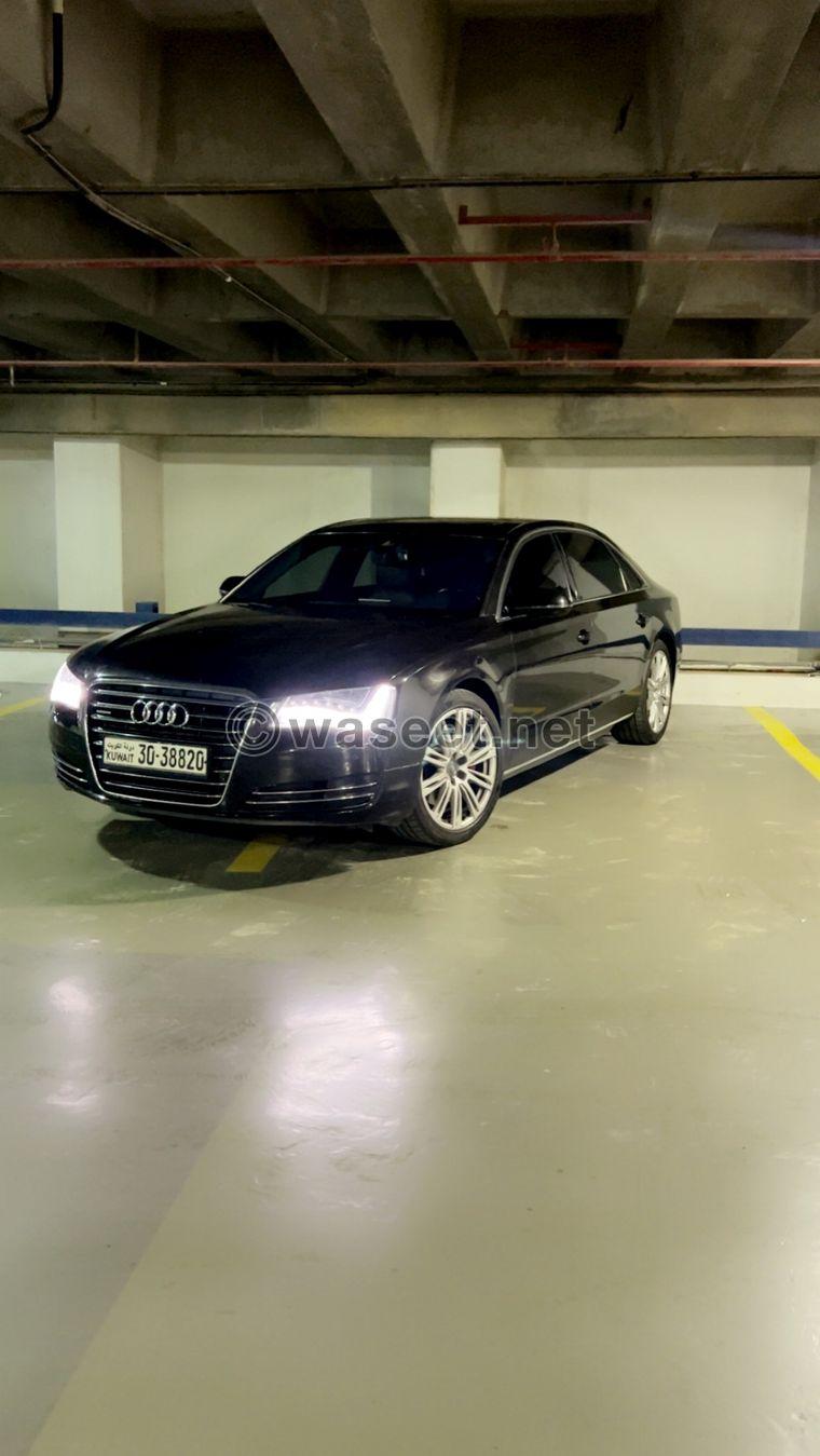 For sale: Audi A8, 2014 model  0