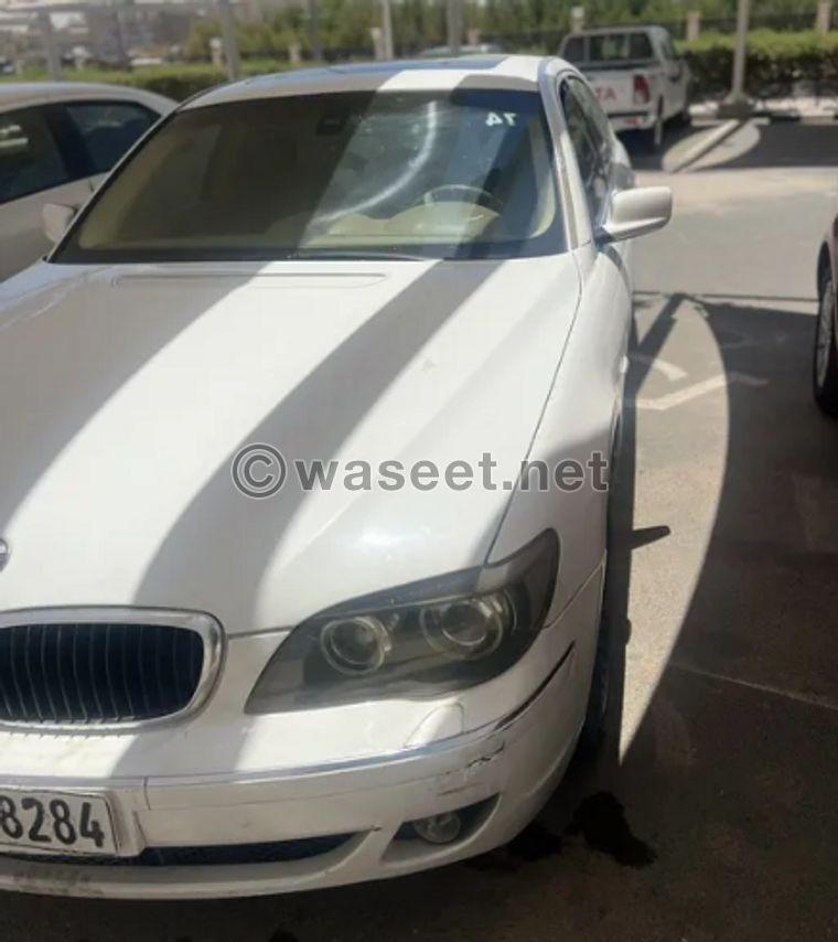 For sale BMW 730iL model 2007 0