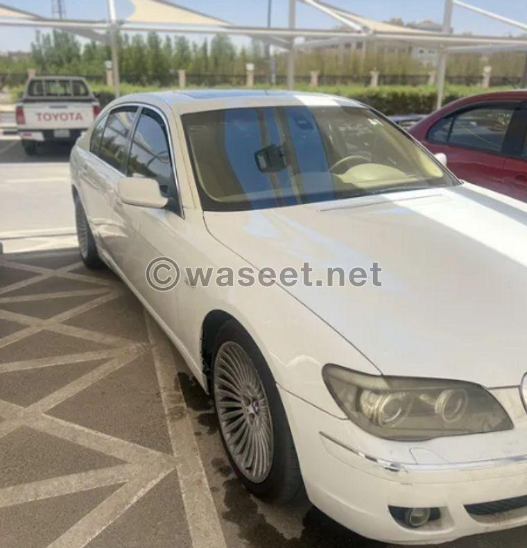 For sale BMW 730iL model 2007 1