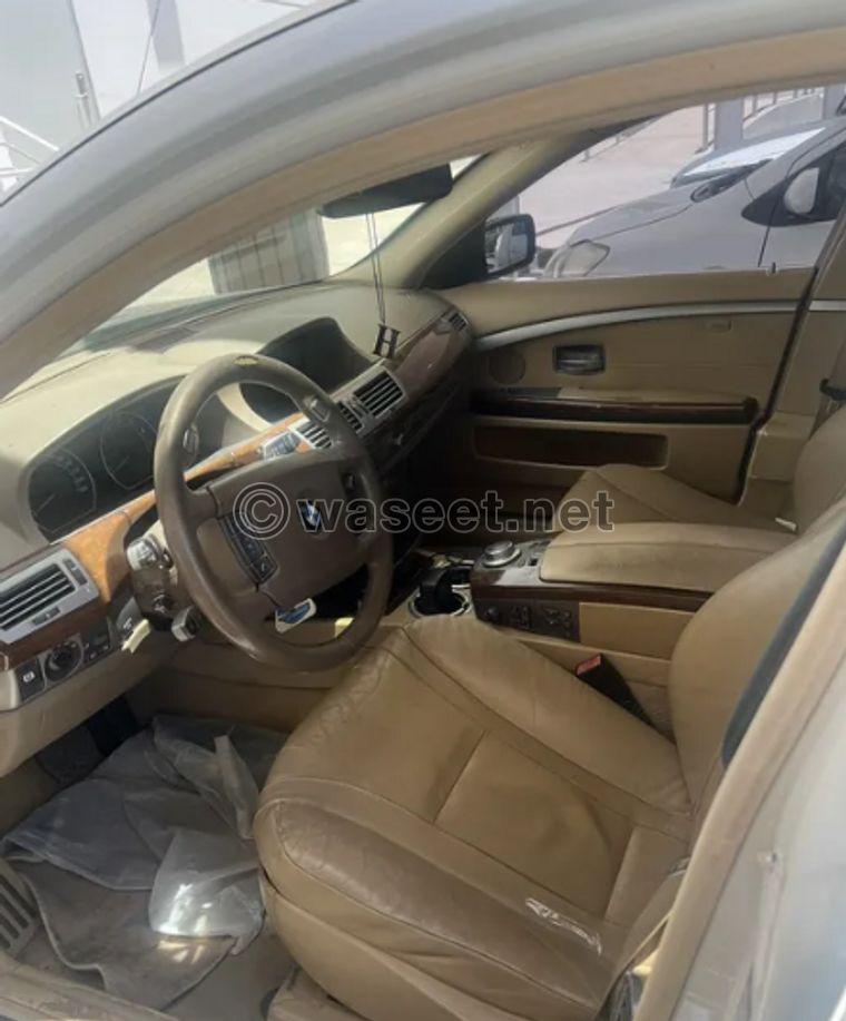 For sale BMW 730iL model 2007 2