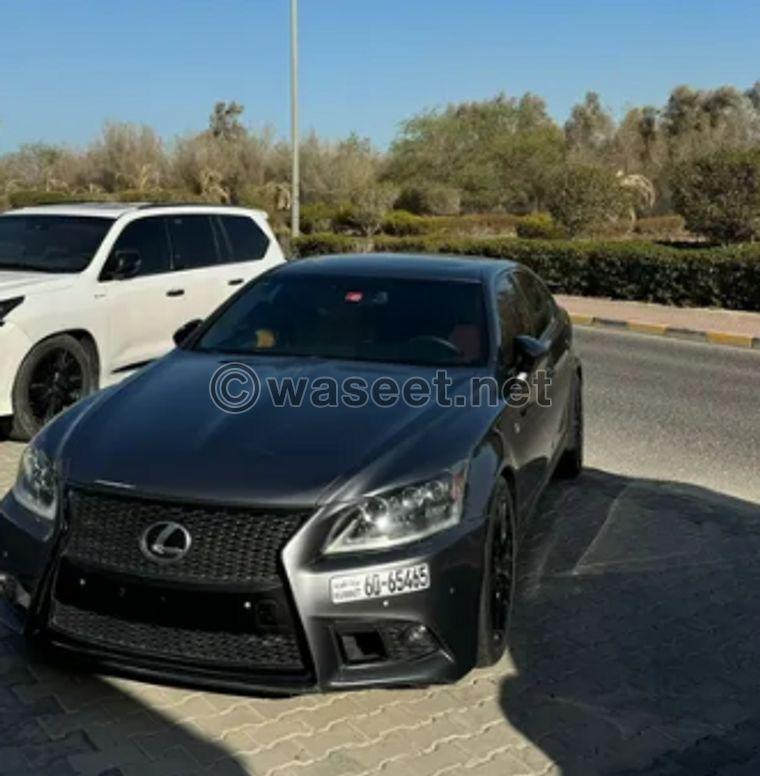 For sale Lexus LS 460 sport model 2013, 2