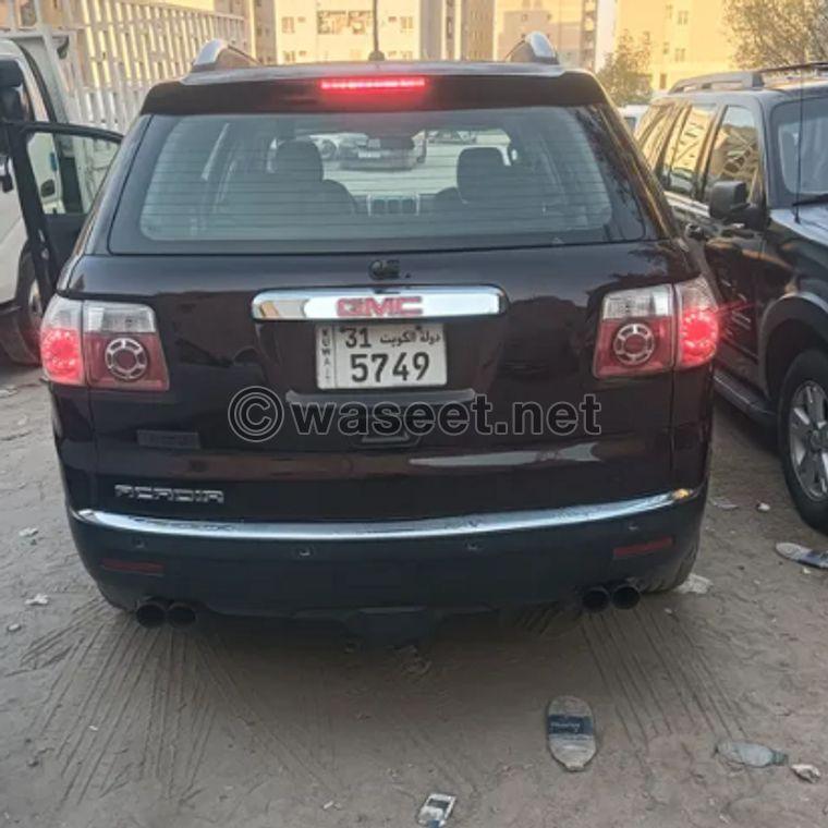 GMC Acadia model 2009 for sale 3