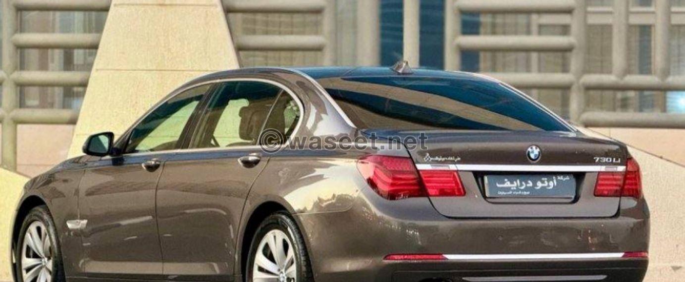 BMW 730 Li model 2013 2