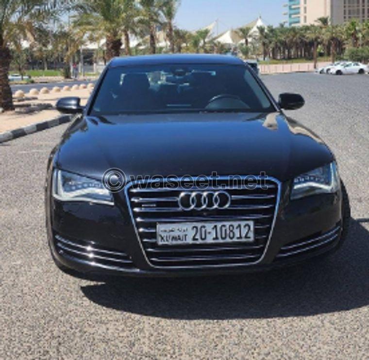 للبيع أودي A8L quattro موديل 2013 0