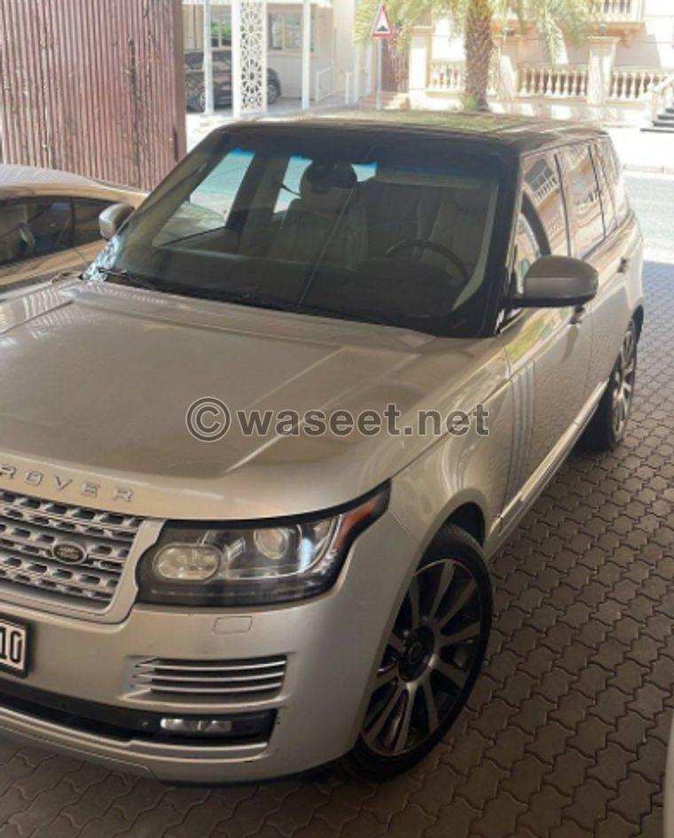 For sale Range Rover HSE model 2013 0