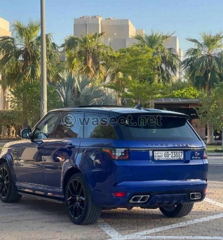 Range Rover Sport SVR model 2021 1