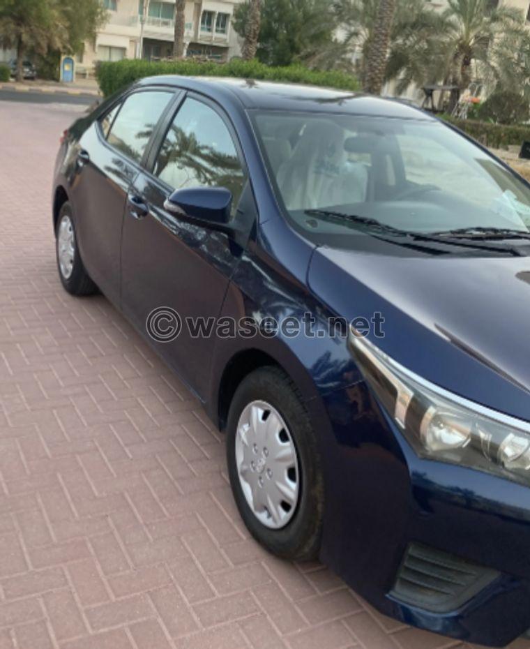 Toyota Corolla model 2015 2