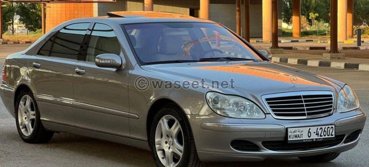 Mercedes S500L model 2004 4