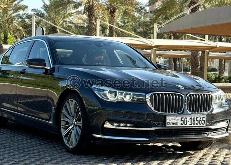 BMW 740LI 2018 model for sale  0