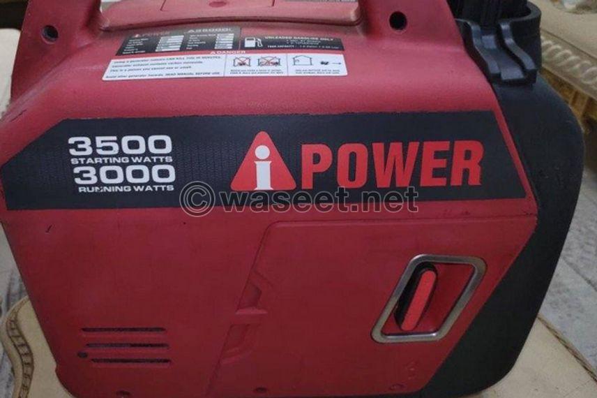 For sale, the iPower 3500 machine is clean 0