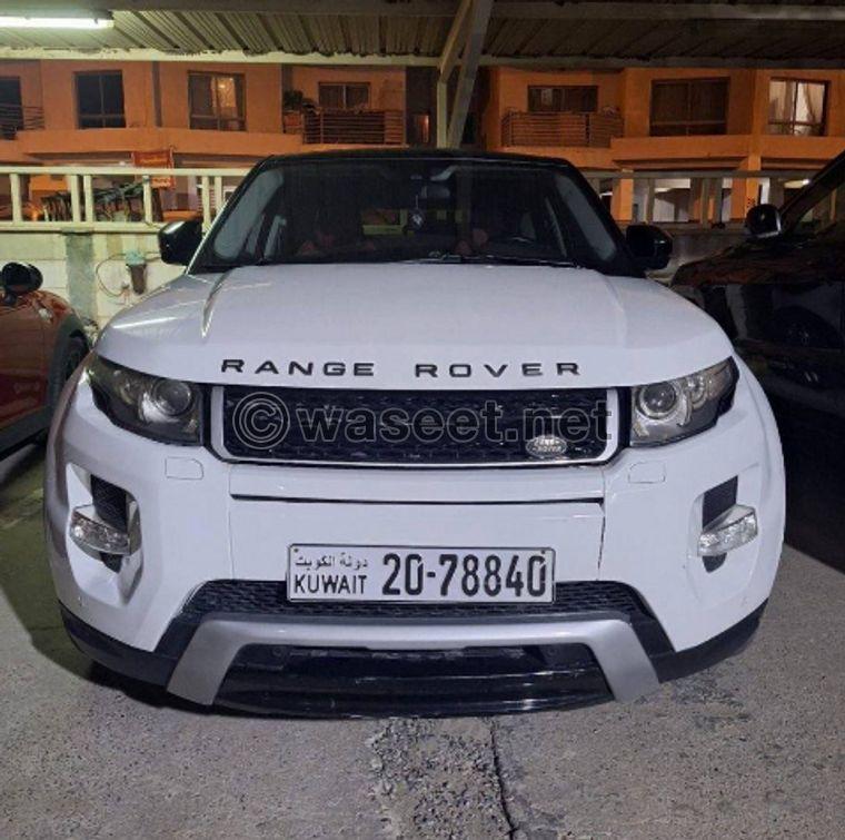 Range Rover Evoque model 2013 0