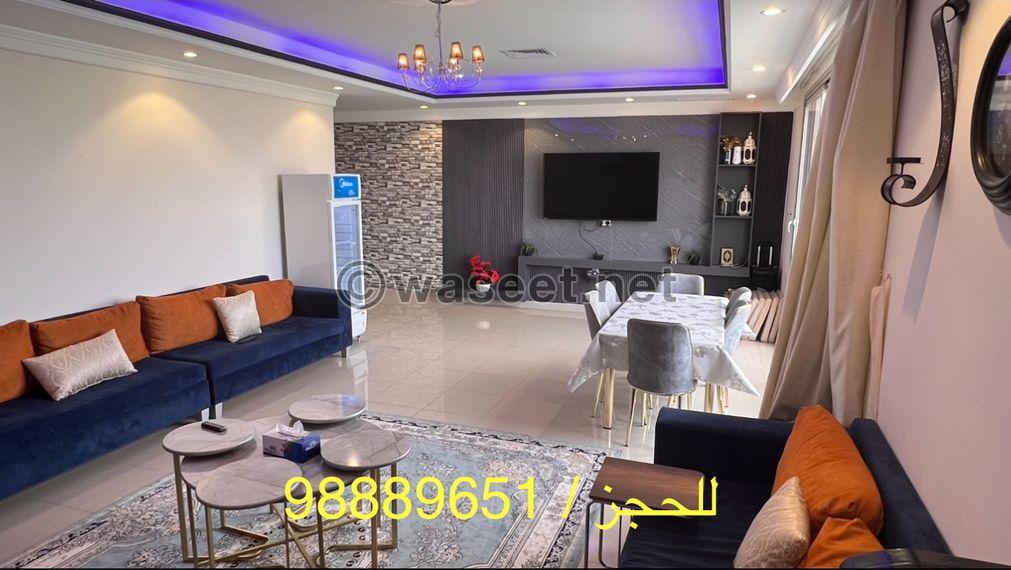 Chalet apartment system for rent in Al-Muhanna Park for families 1