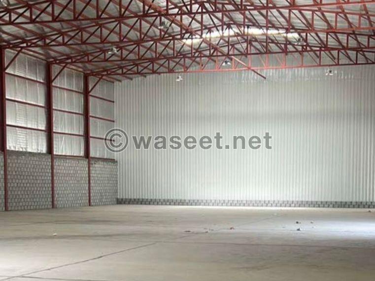 For rent, a licensed fire store, 2500 m, Shuaiba 0