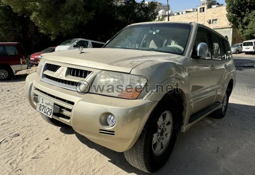 Mitsubishi Pajero model 2003 for sale 0