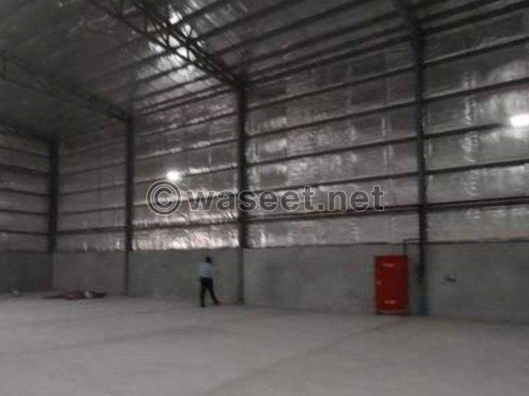 For rent a 1200 meter warehouse with a fire station and municipality license  0