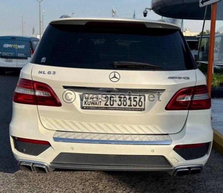 مرسيدس ML63 AMG موديل 2013  2