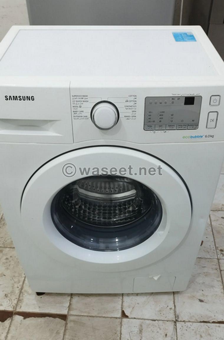 Samsung washing machine with a capacity of 6 kg 0