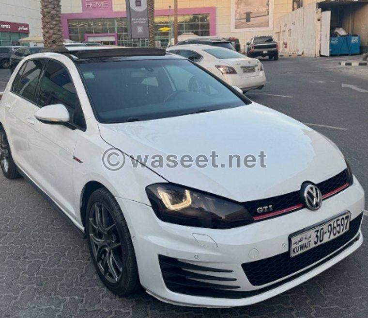 للبيع جولف GTI موديل 2016 1