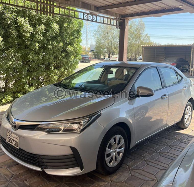 TOYOTA COROLLA 1600CC 2018 MODEL 0