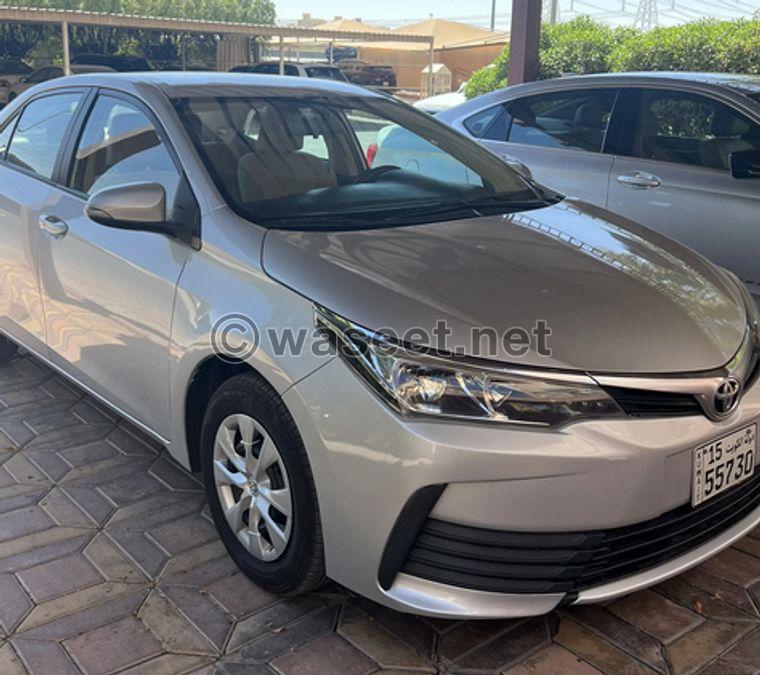 TOYOTA COROLLA 1600CC 2018 MODEL 2