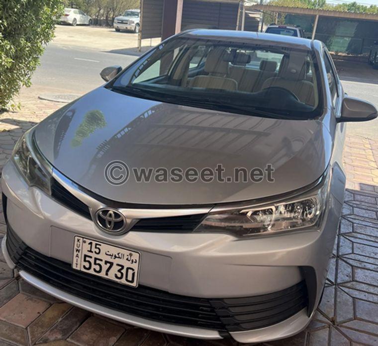 TOYOTA COROLLA 1600CC 2018 MODEL 3