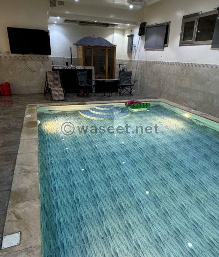 For rent a ground floor chalet with an indoor swimming pool 11