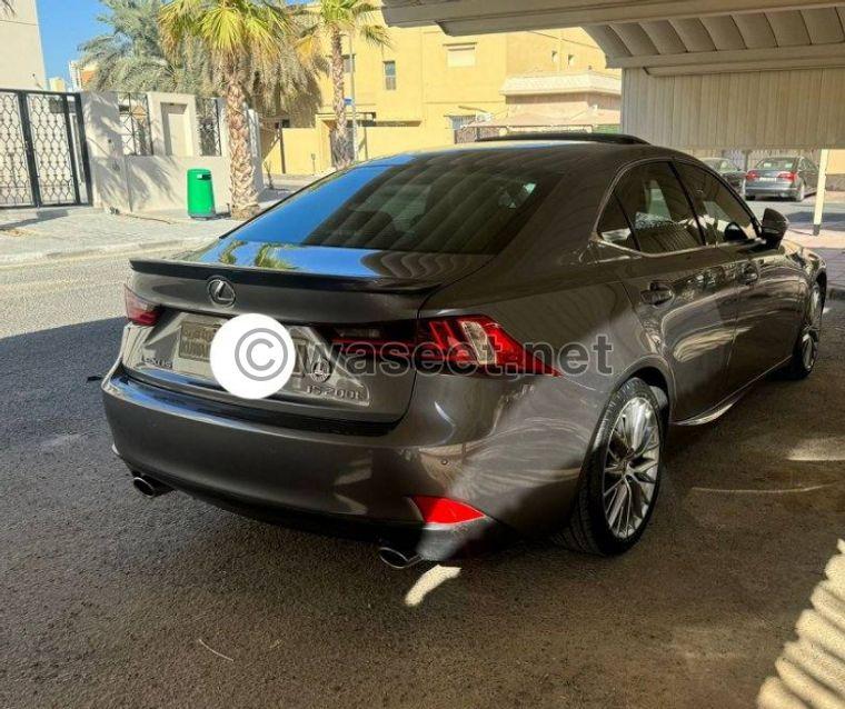 Lexus IS 200 Sport 2016 model for sale 10