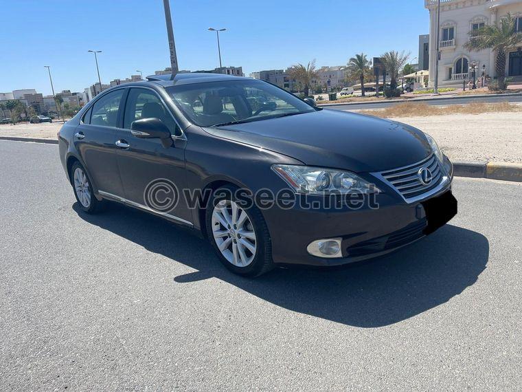 Lexus ES350 model 2010 in excellent condition  0