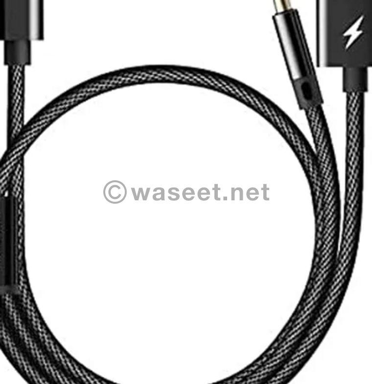  AUX audio cable and charging 1