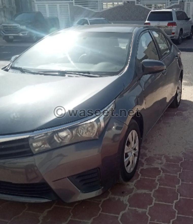 Toyota Corolla model 2015 2