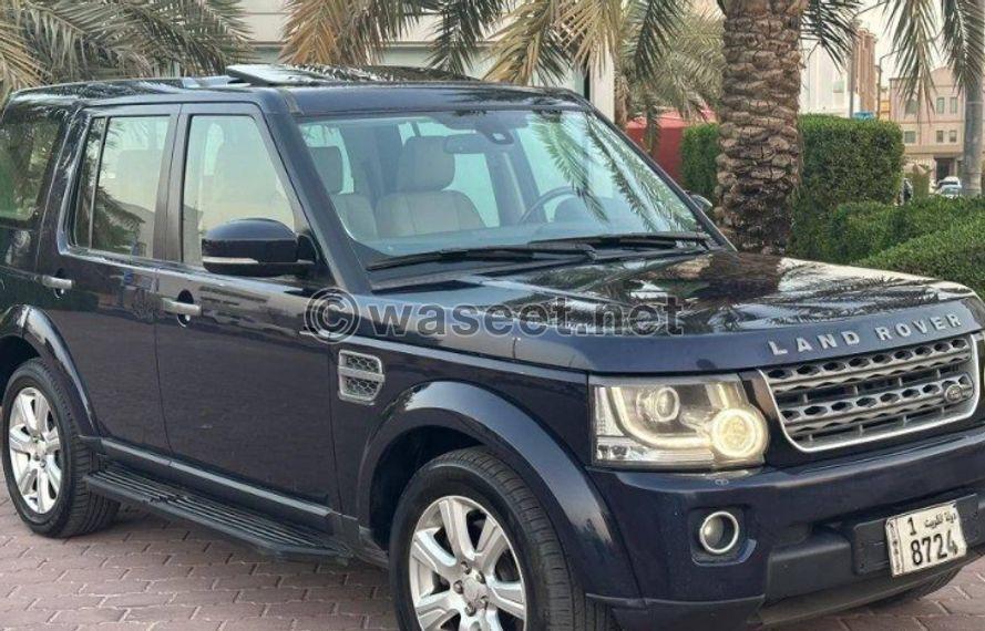 For sale Land Rover LR4 model 2014 2