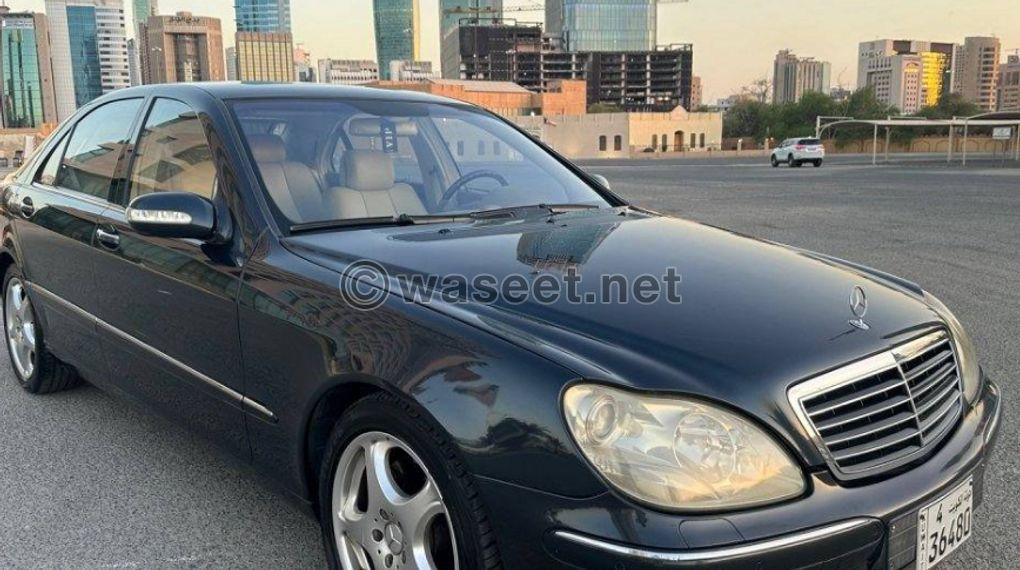 Mercedes S 500 L large model 2003 2