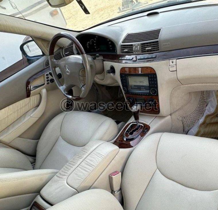 مرسيدس S 500 L لارج موديل 2003 9