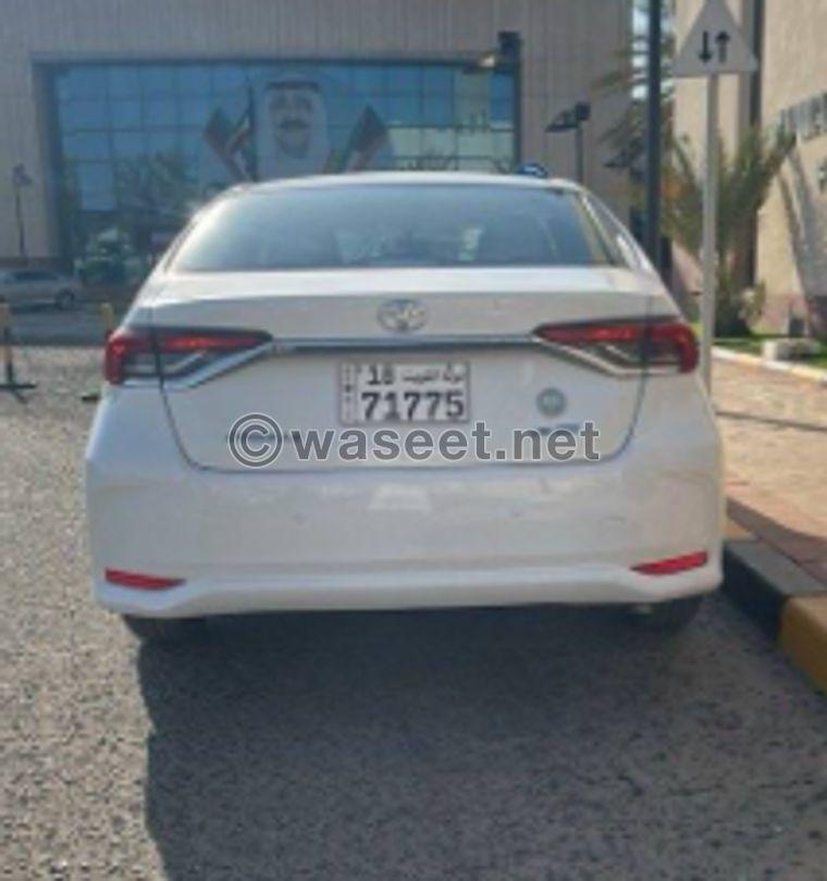 Toyota Corolla XLE model 2020 for sale 2