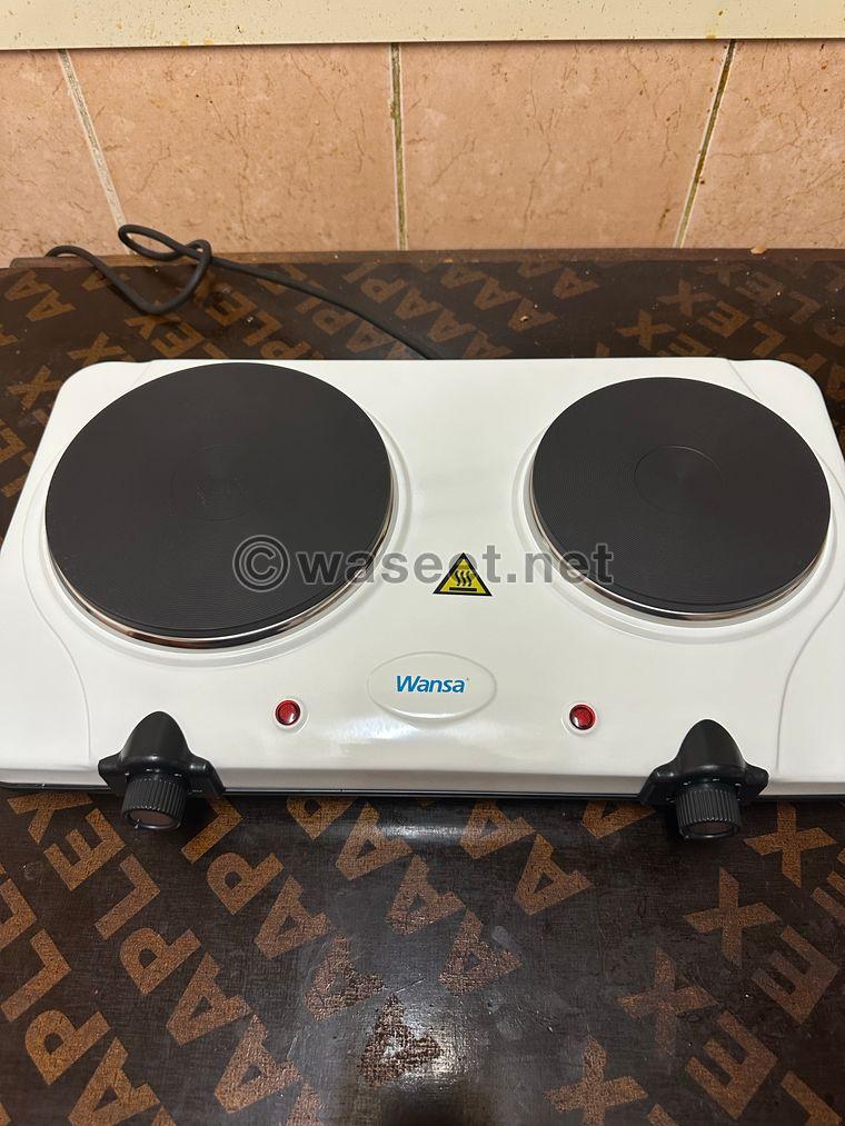 Wansa Double stove hot plate 2500w 1