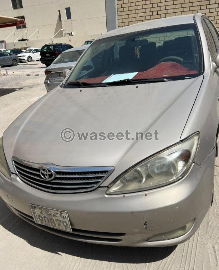 Toyota Camry 2004 model for sale 0