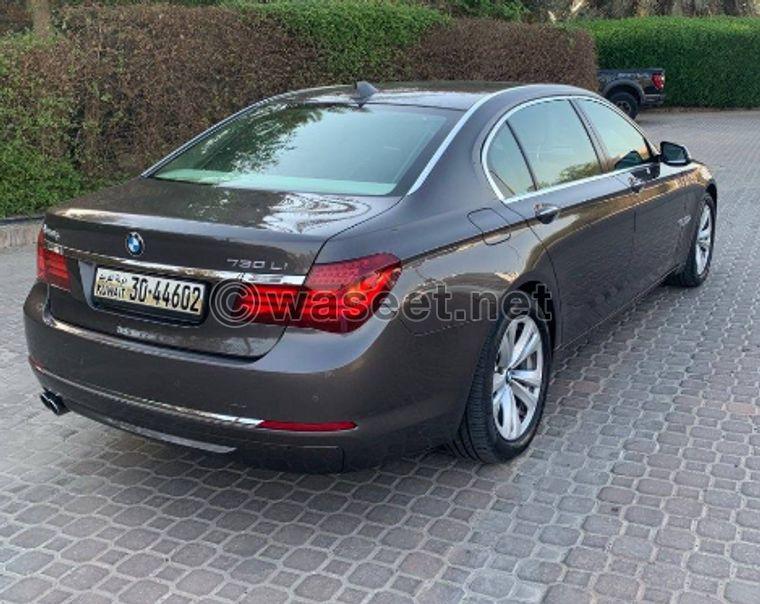 For sale BMW 730Li model 2014 2