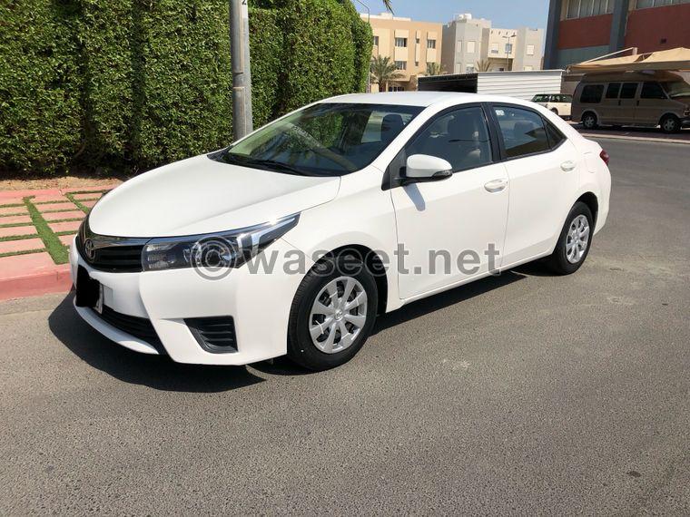 Corolla model 2015 1600 cc machine  0