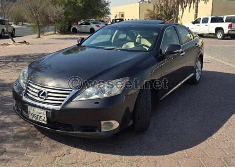 لكزس ES350 بحالة ممتازة 2010  0